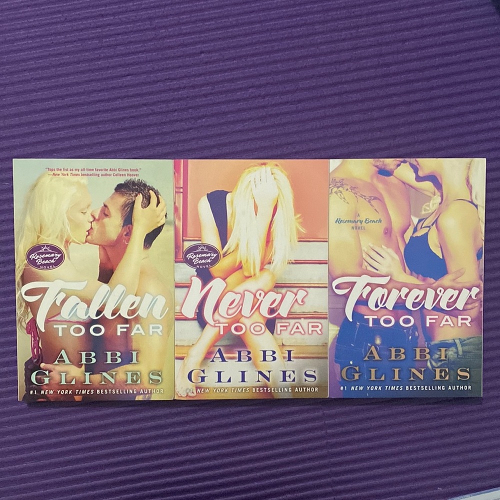 SIGNED Fallen Too Far, Never Too Far, and Forever Too Far